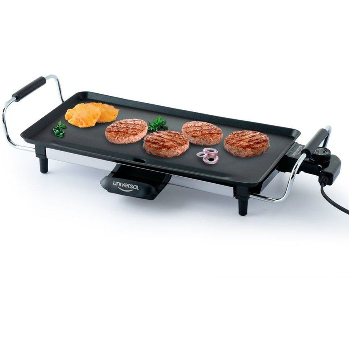 UNIVERSAL - Asador Eléctrico 45x25Cm Universal 88350 -Negro