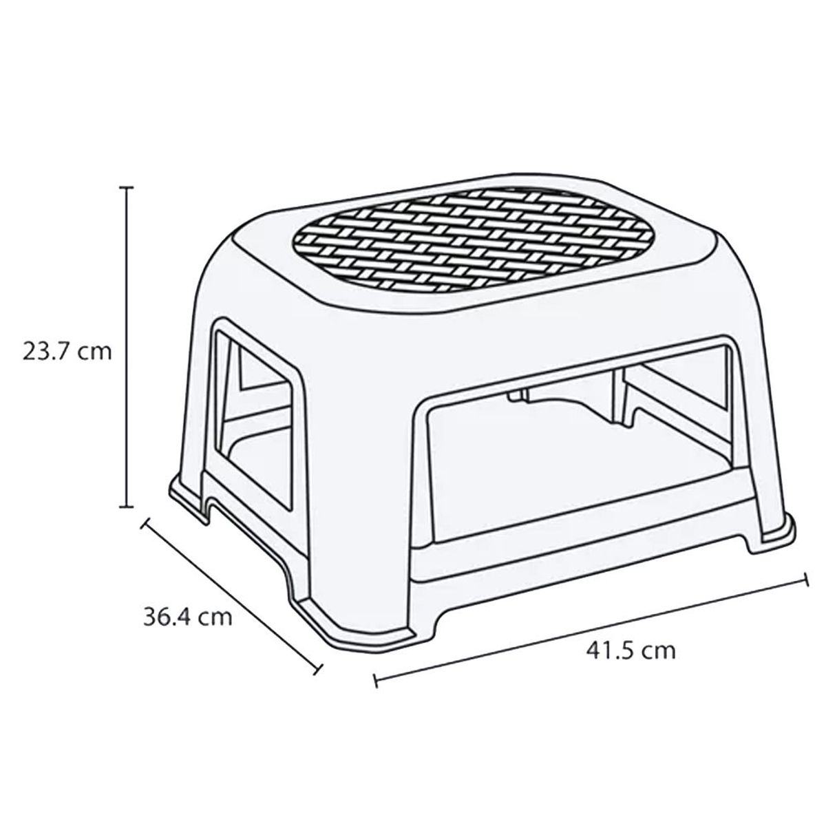 RIMAX - Butaco Pequeño II Rimax 4805 -Blanco