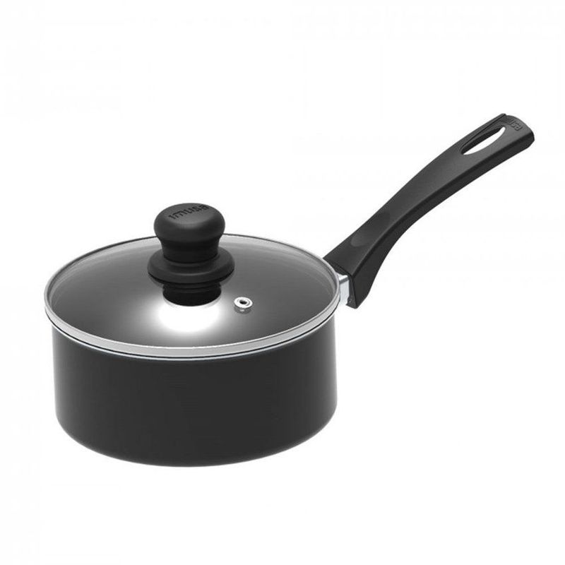 IMUSA - Perol Antiadherente 16Cm Imusa 0295700 -Negro.