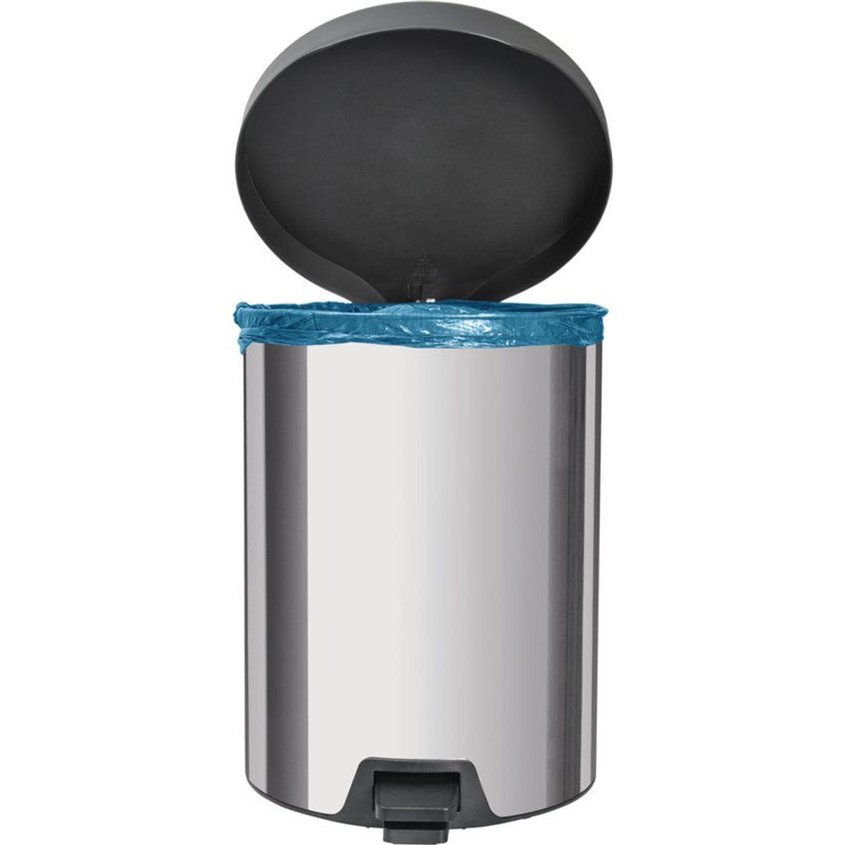 TRAMONTINA - Papelera Pedal 12L Tramontina 94538/712 -Plateado