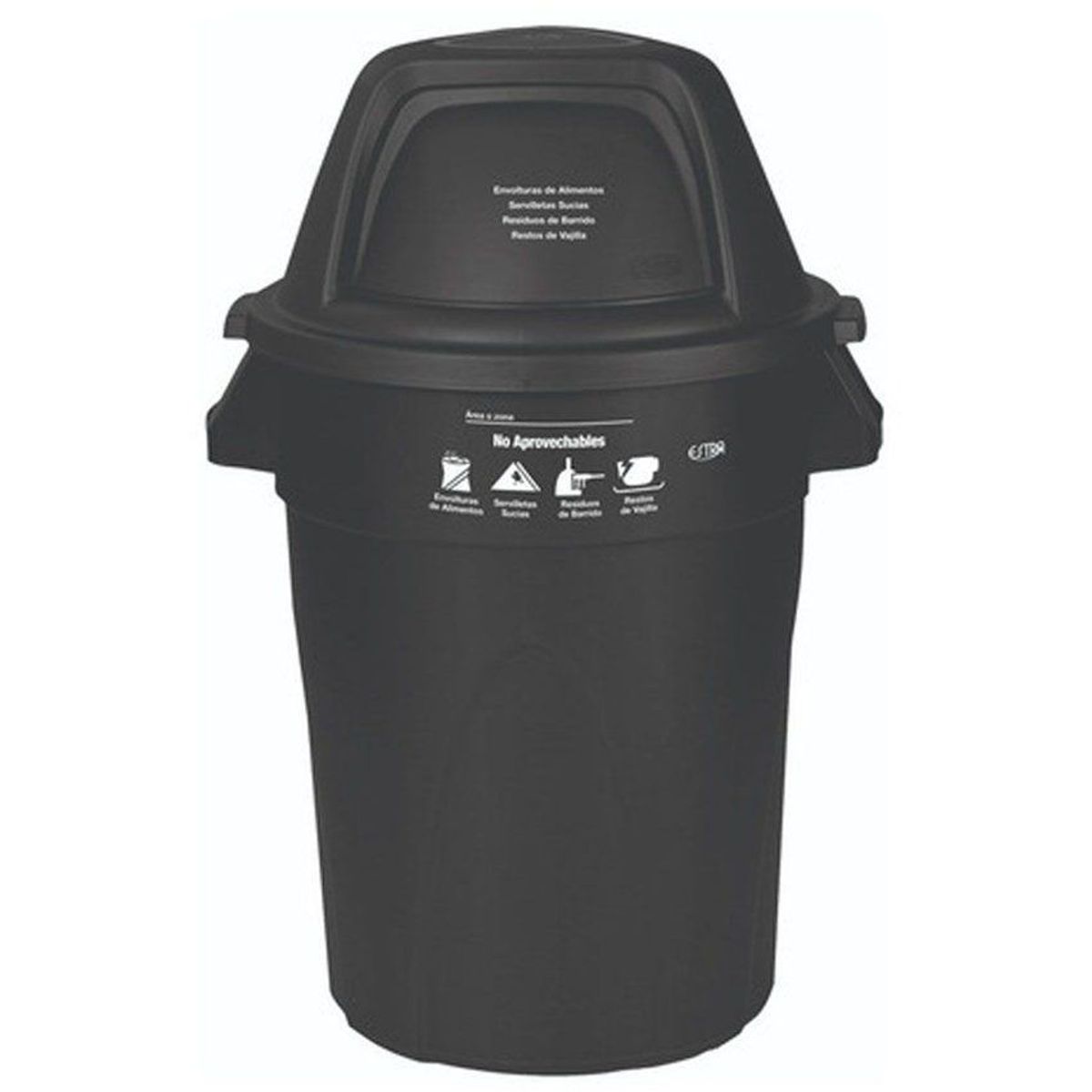 ESTRA - Contenedor Elite 121L Estra 4-1042540 -Negro