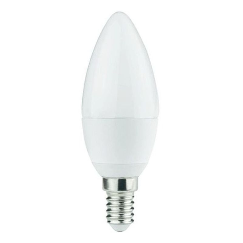 ILUMAX - Bombillo Led 4W Ilumax Luz Blanca Socket E14 Vela -Blanco