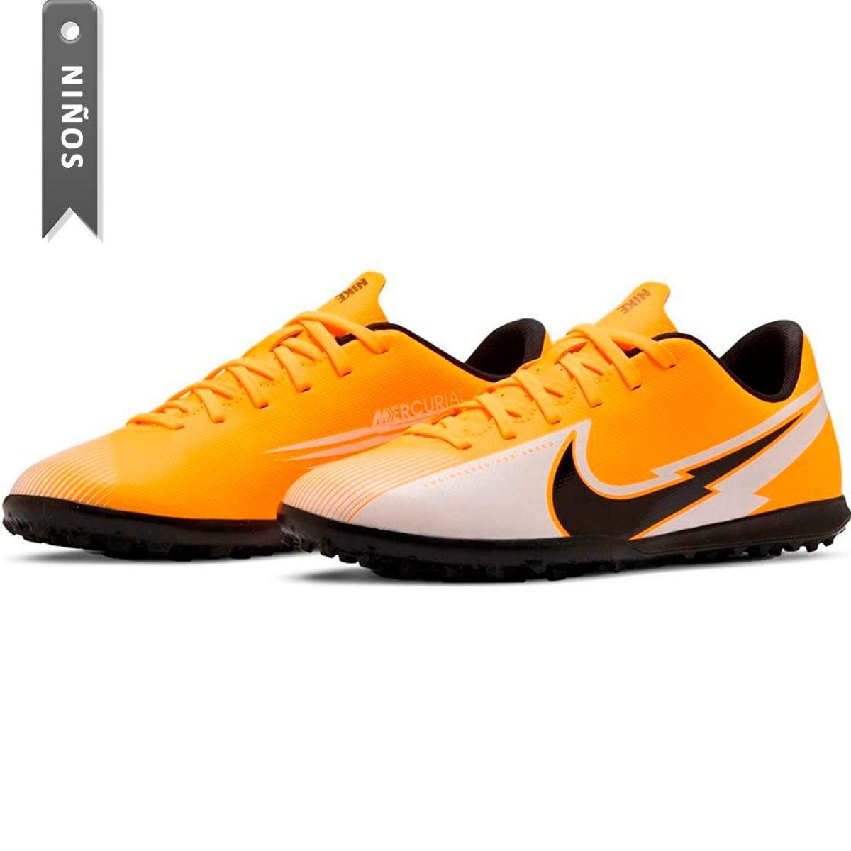 NIKE - Guayos Nike Mercurial Vapor 13 Club Tf Para Niños-Naranja
