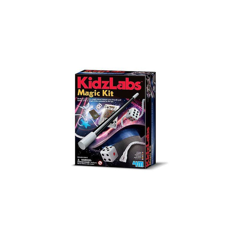 4M - Kit magia para niños juego mago trucos varita mágica