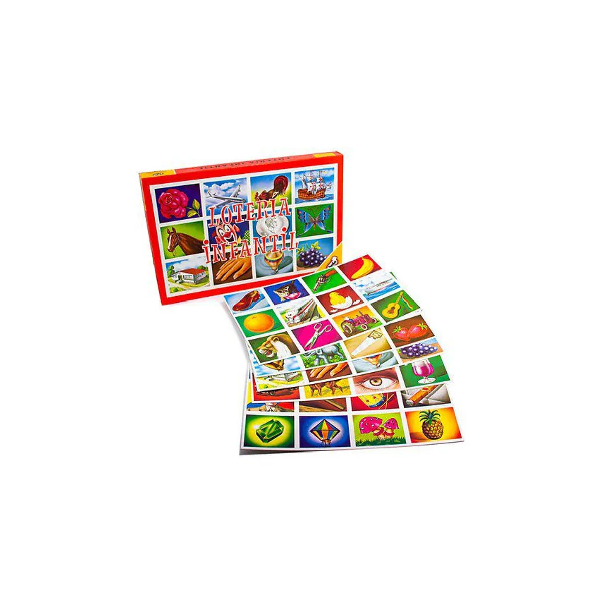 JUGANDO Y EDUCANDO - Juego de mesa lotto infantil para niños didáctico