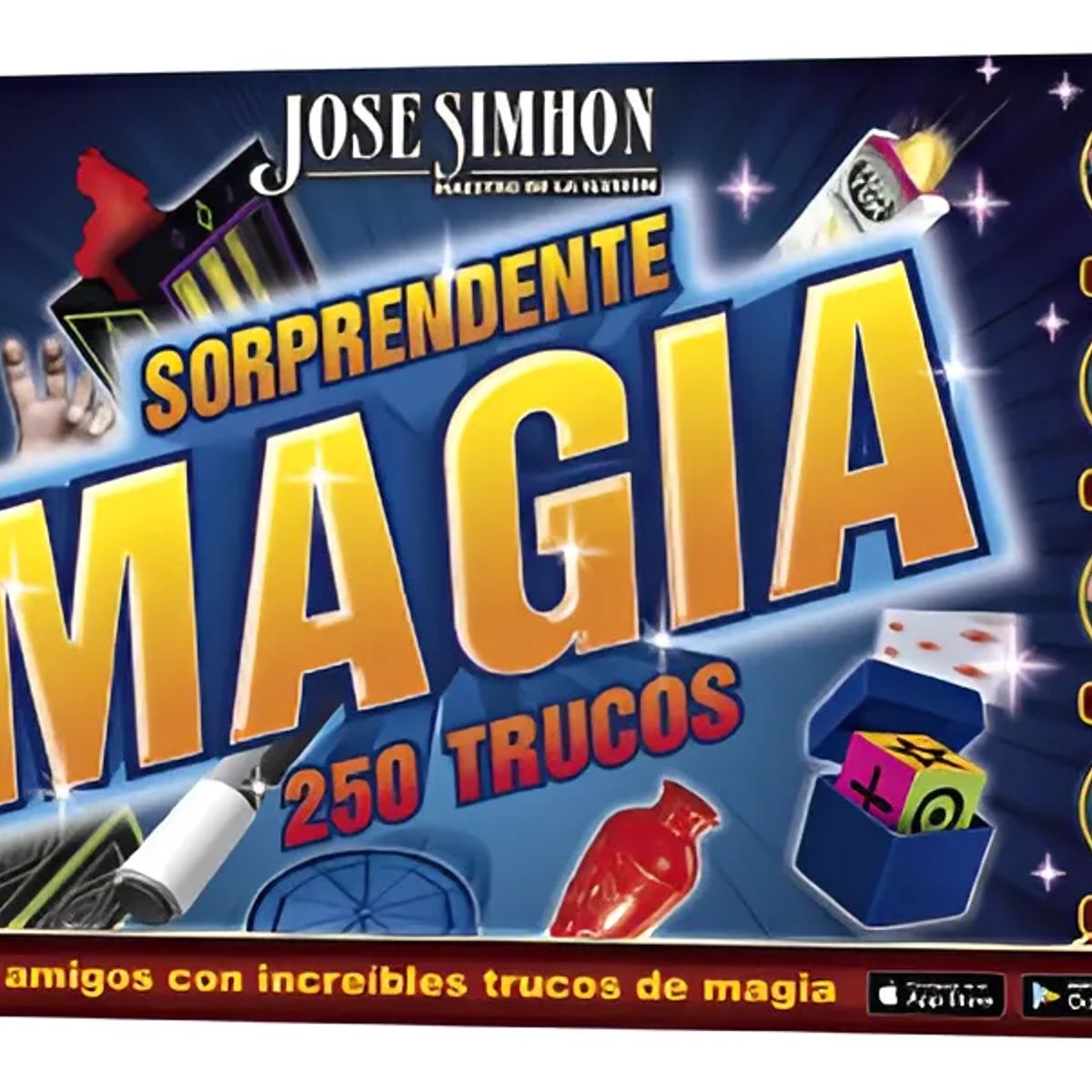 JUGANDO Y EDUCANDO - Juego de magia para niños 250 trucos set de magia