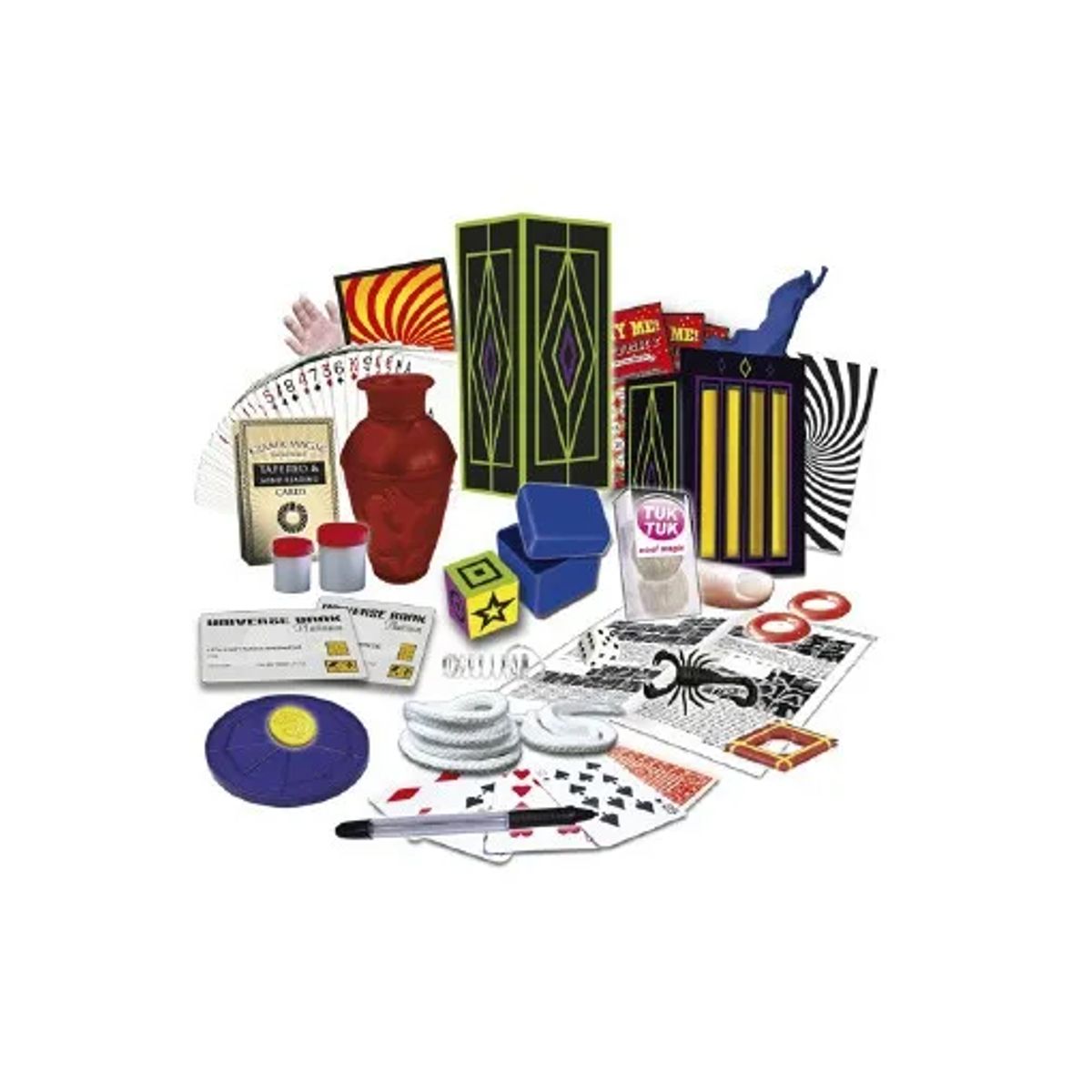 JUGANDO Y EDUCANDO - Juego de magia para niños 250 trucos set de magia