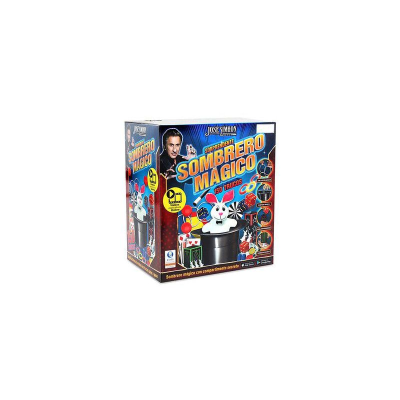 JOSE SIMHON - Set juego de magia sombrero mágico 150 trucos niños y adulto