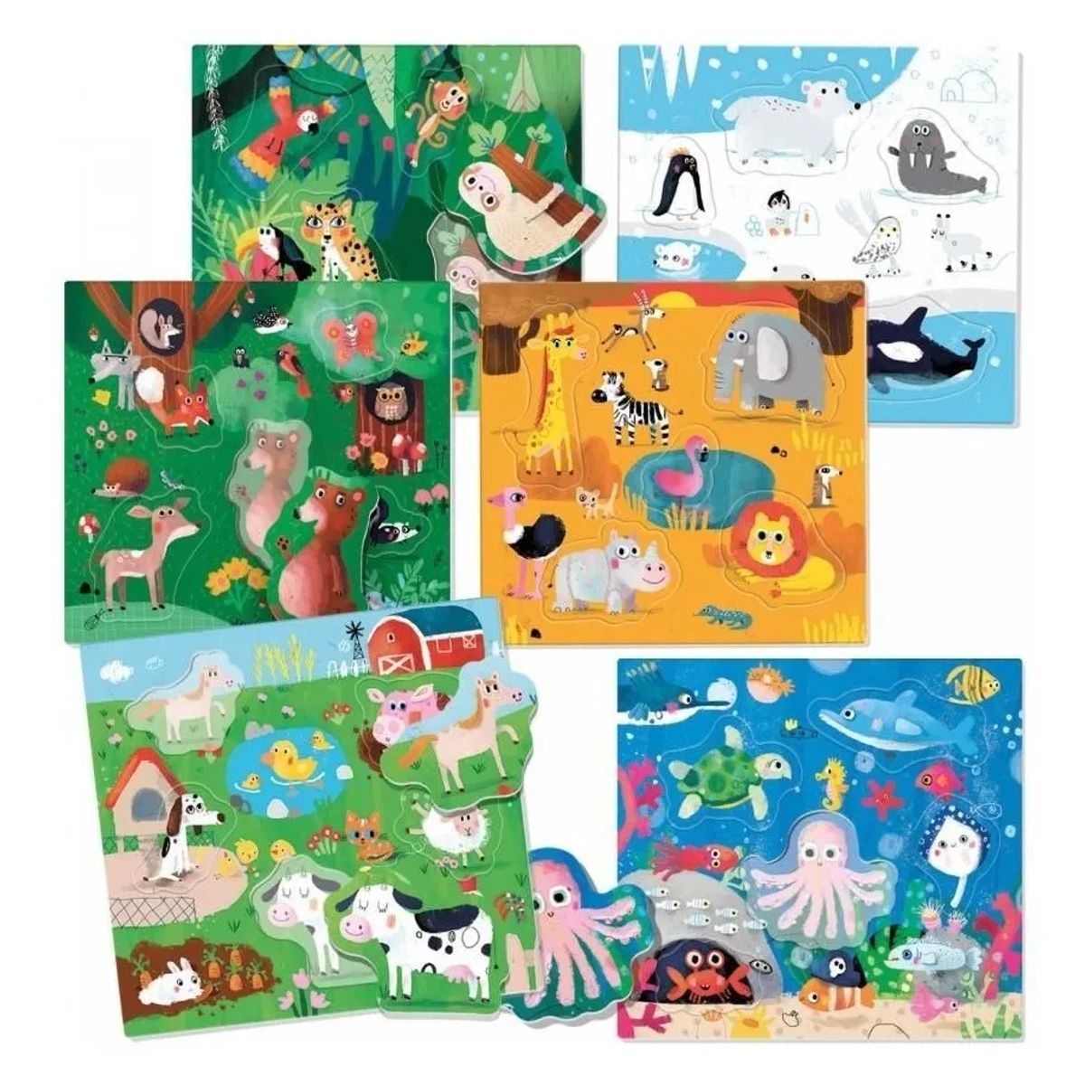 BLIZZARD ENTERTAINMENT - Juego para niños animales 6 escenarios niñas didáctico