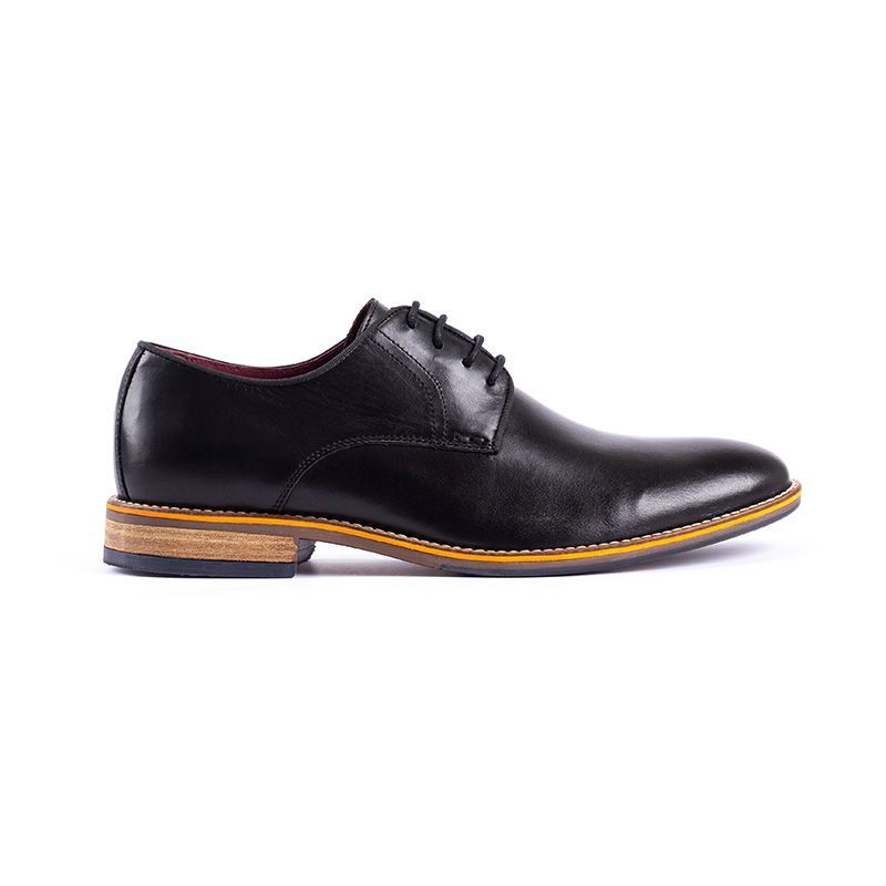 OVERSTATE - Zapatos en Cuero Para Caballero  CA-4479AOV Negro