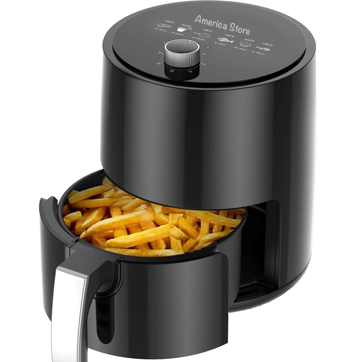GENERICO - Freidora de aire 2.5 l sin aceite air fryer comida sin grasa