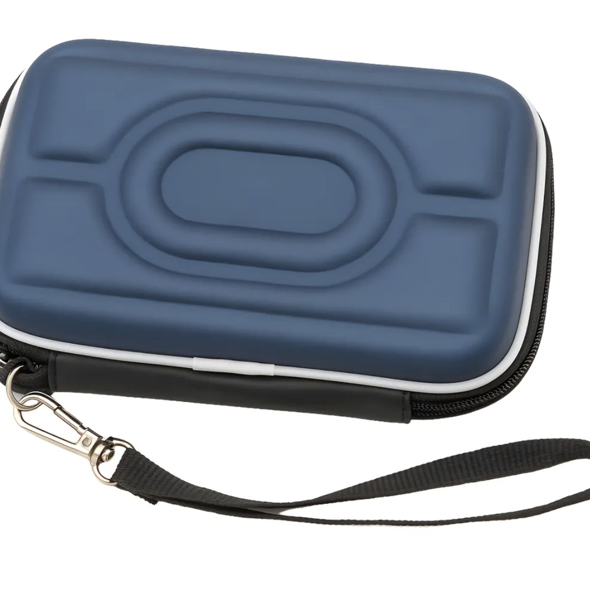 GENERICO - Estuche Disco Duro Externo Rígido Incluye Bolsillos Sd Azul