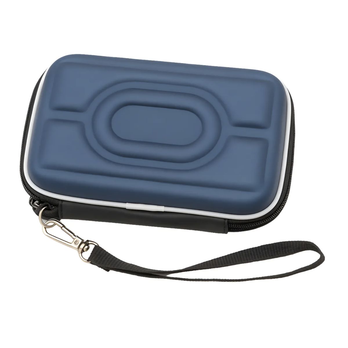 GENERICO - Estuche Disco Duro Externo Rígido Incluye Bolsillos Sd Azul