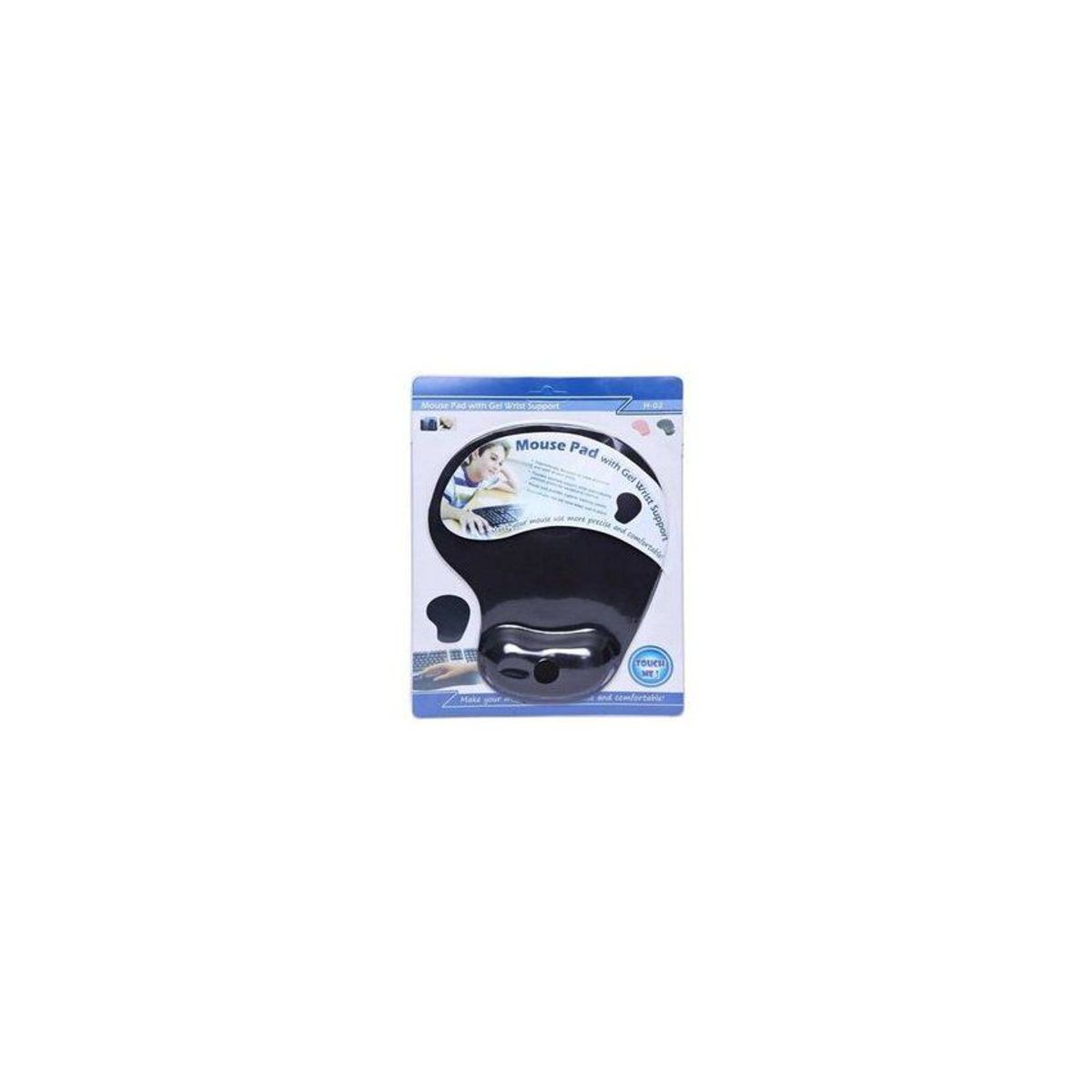 GENERICO - Pad mouse con soporte de muñeca gel ergonómico h-02