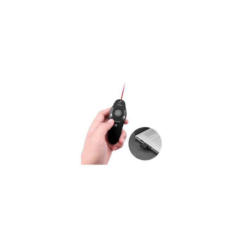 GENERICO - Presentador de Diapositivas Laser Wireless Con Receptor USB