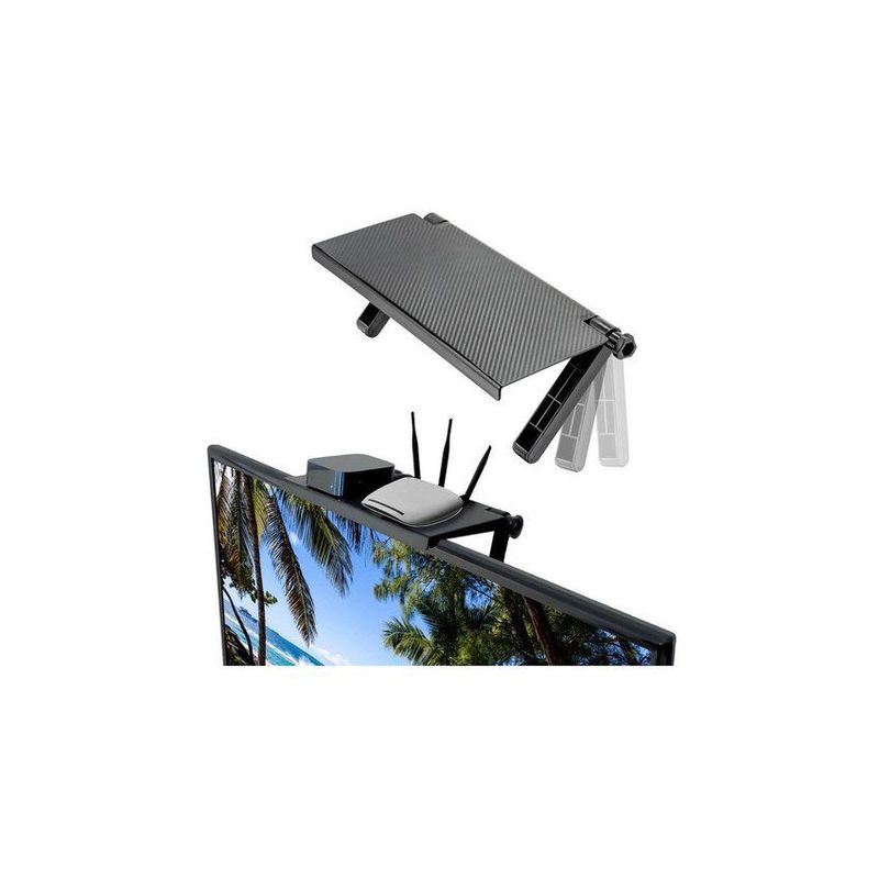 GENERICO - Soporte ajustable plegable pantalla para tv pc estante deco