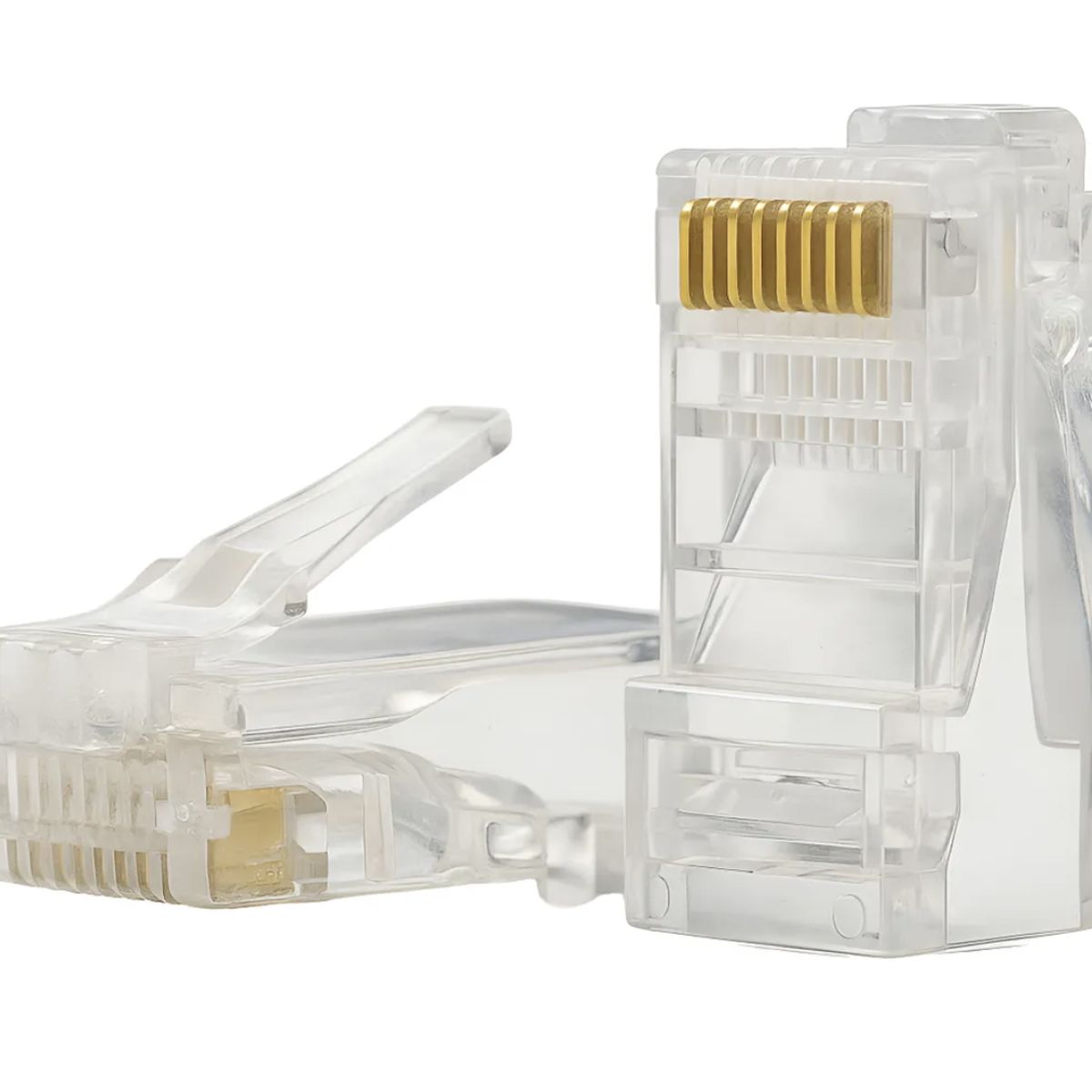 GENERICO - Conector De Red Rj45 Bolsa X100 Piezas Cat5 Terminal Rj45