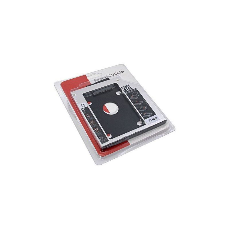 GENERICO - Caddy hdd disco duro mac o portatil sata 95m + atornillador
