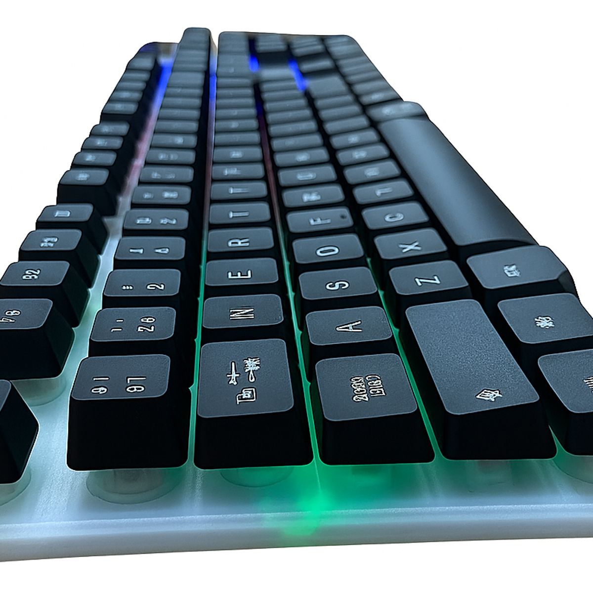 GENERICO - Combo teclado y mouse gamer usb en español tecla ñ