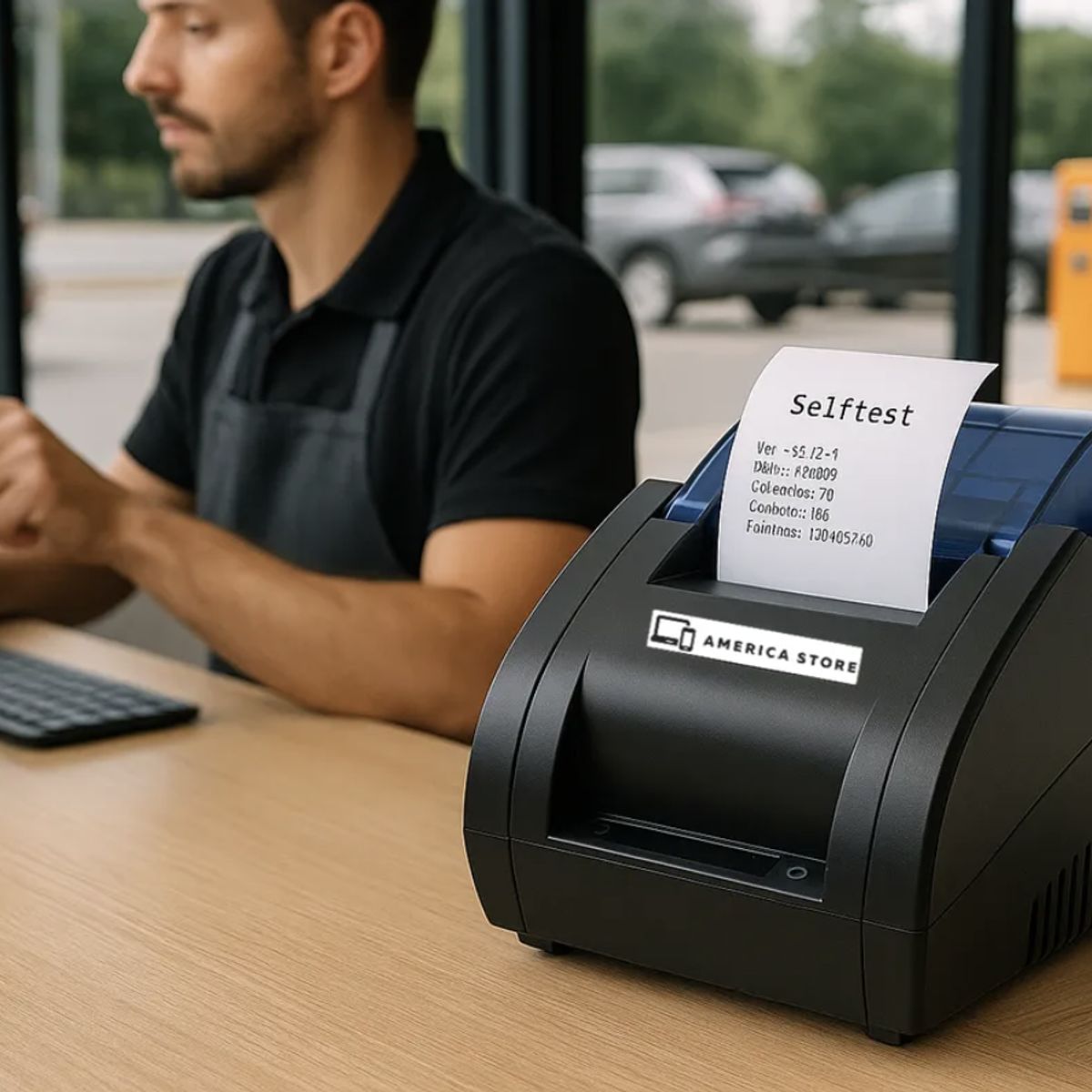 GENERICO - Impresora Para Tickets Térmica 58mm Usb Ideal Pos Tiendas