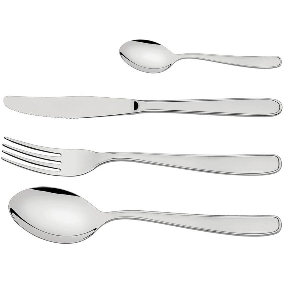 TRAMONTINA - Juego de cubiertos maresias tramontina acero inoxidable 24 piezas