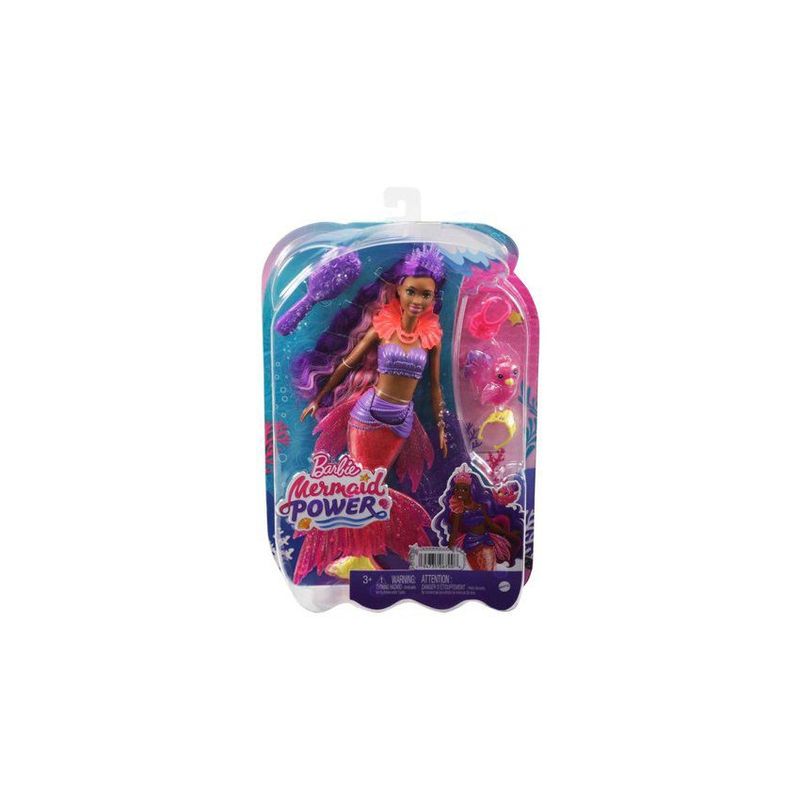 BARBIE - Set de barbie mermaid power brooklyn con aletas de mattel