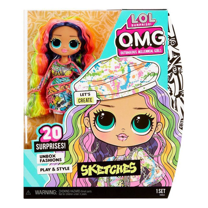 LOL SURPRISE - Muñeca lol surprise sketches omg core series 6 ref: 581857