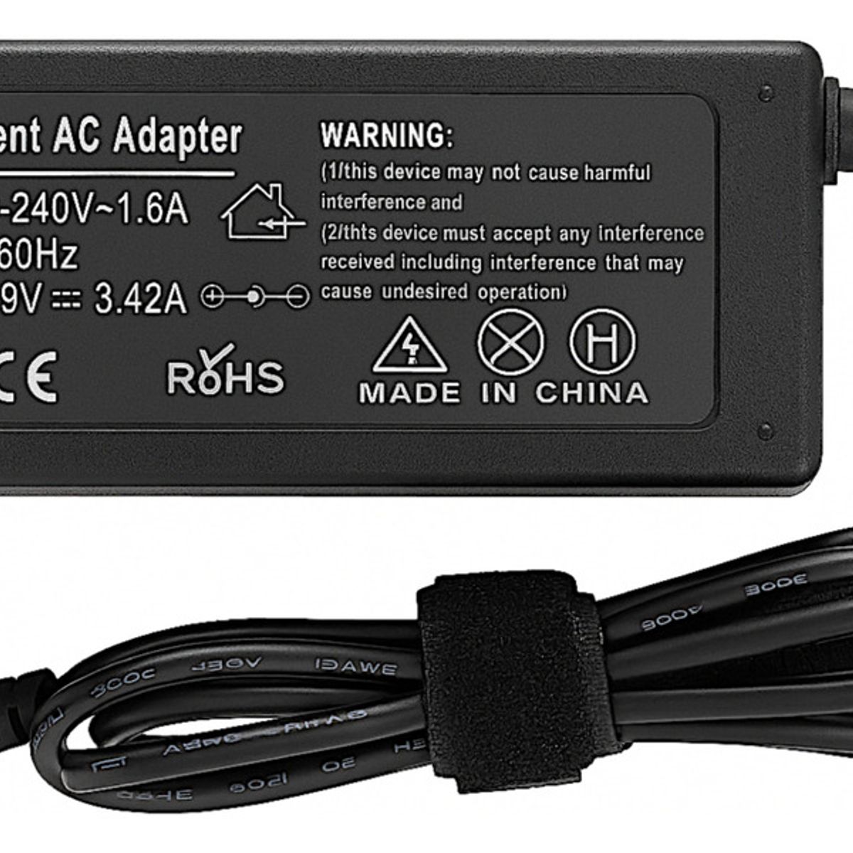 GENERICO - Cargador Para Acer 19v 342a 65w 5.5 x 1.7mm Punta Amarilla