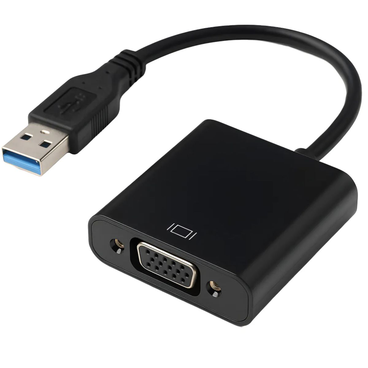 GENERICO - Cable Adaptador Convertidor Usb 3.0 A Vga - Soporta Usb 2.0