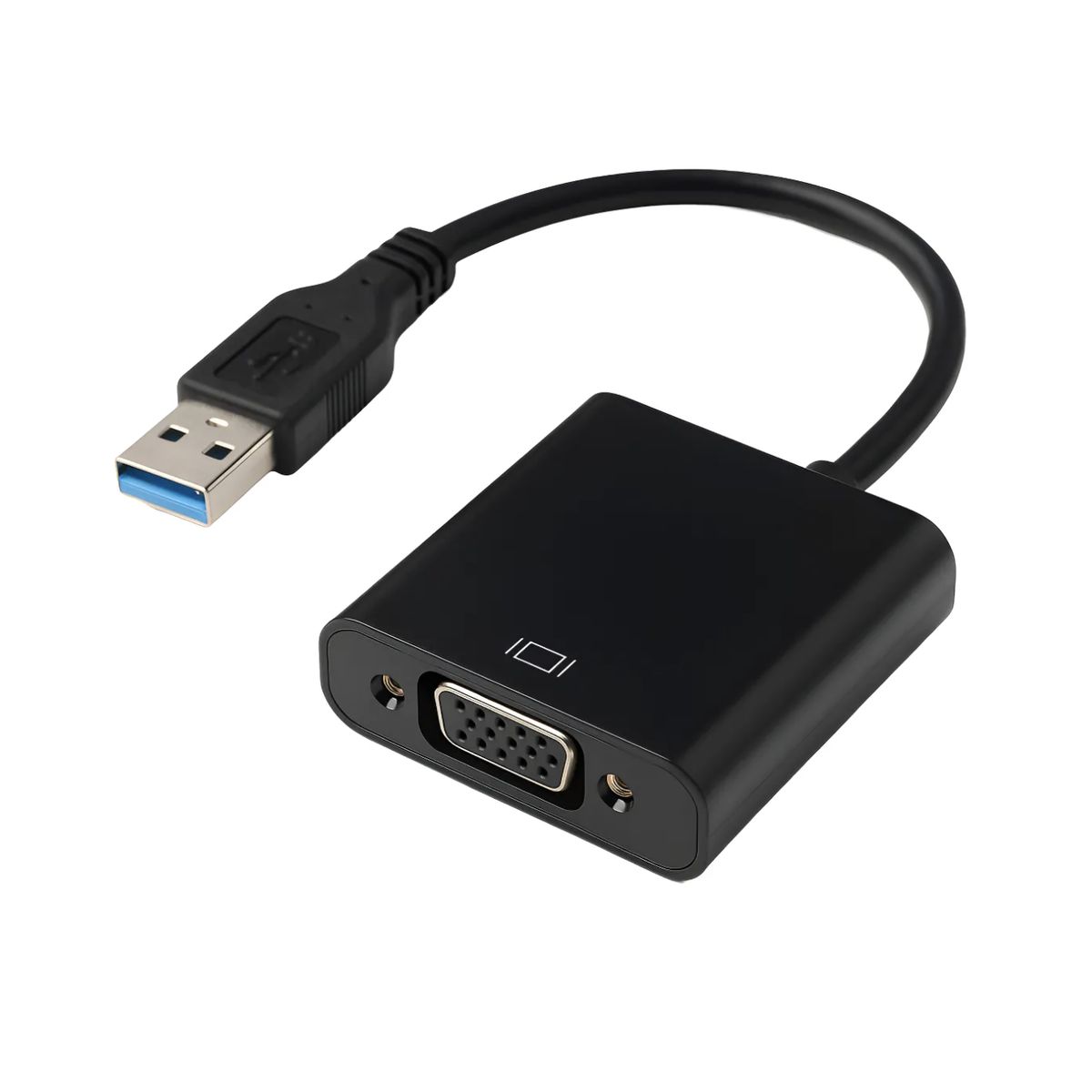 GENERICO - Cable Adaptador Convertidor Usb 3.0 A Vga - Soporta Usb 2.0