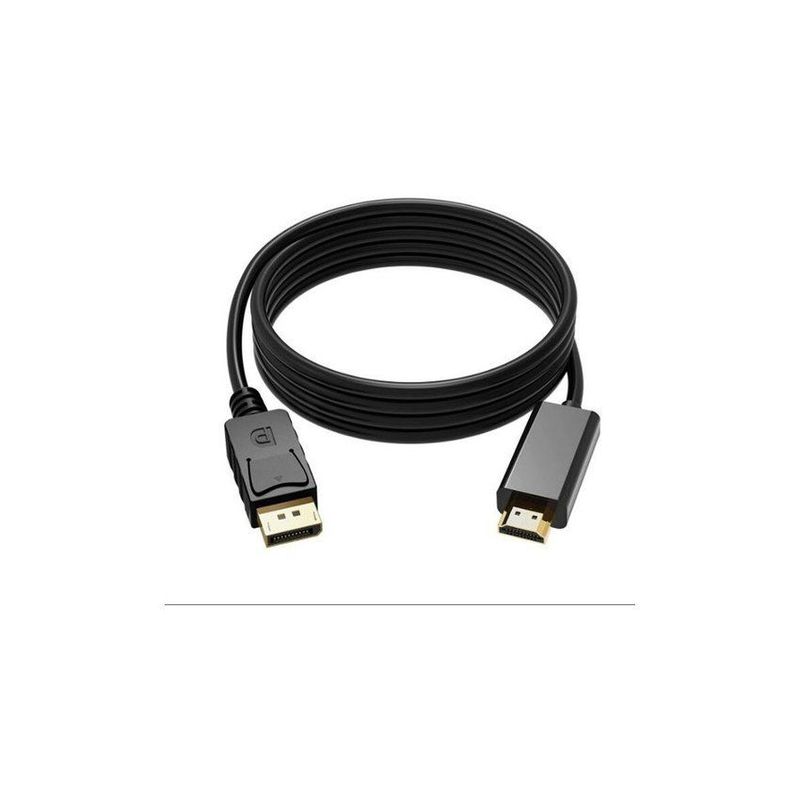 GENERICO - Cable convertidor displayport a hdmi hd 1080p dp hdtv