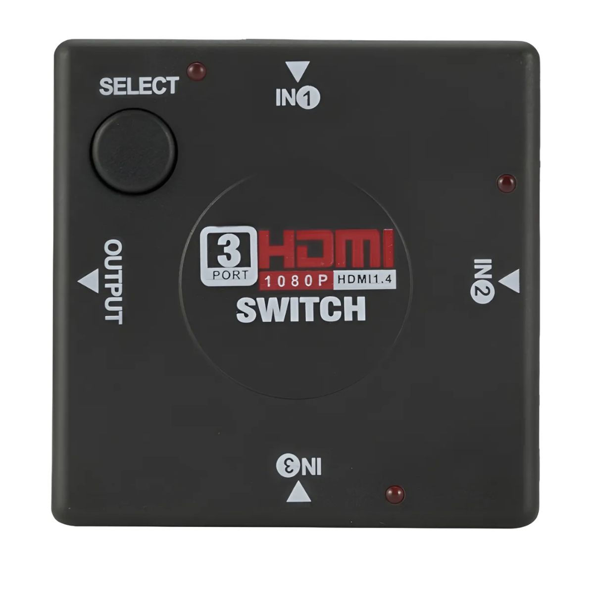 GENERICO - Switch multipuerto hdmi 3 entradas y 1 salida con selector