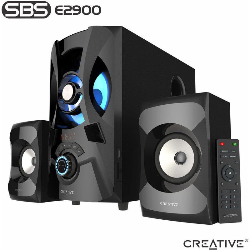 CREATIVE LABS - PARLANTES GAMER PRO - CREATIVE SBS E2900 - RMS 60W -  BLUETHOO - FM