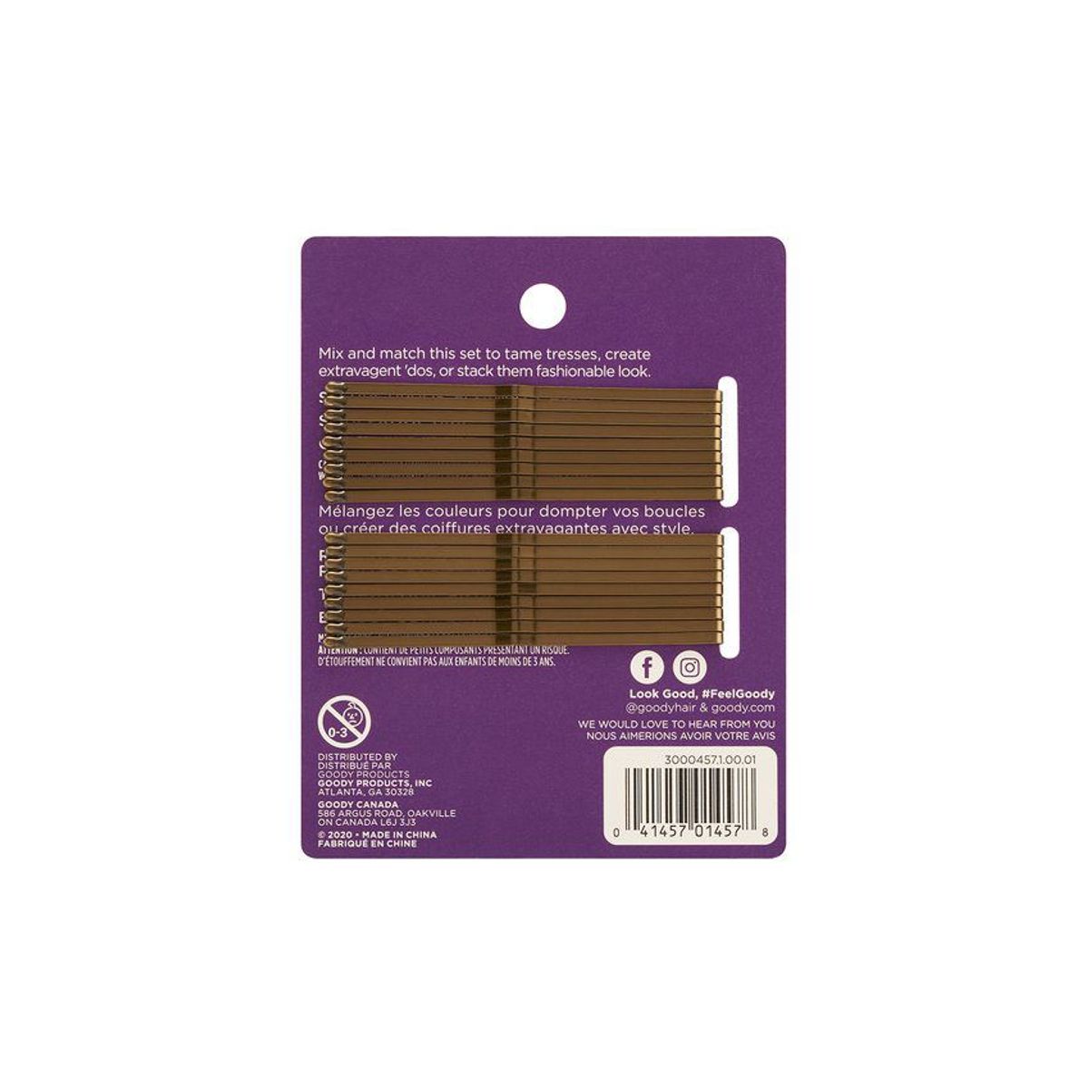 GOODY - PINZAS BROWN GRANDES