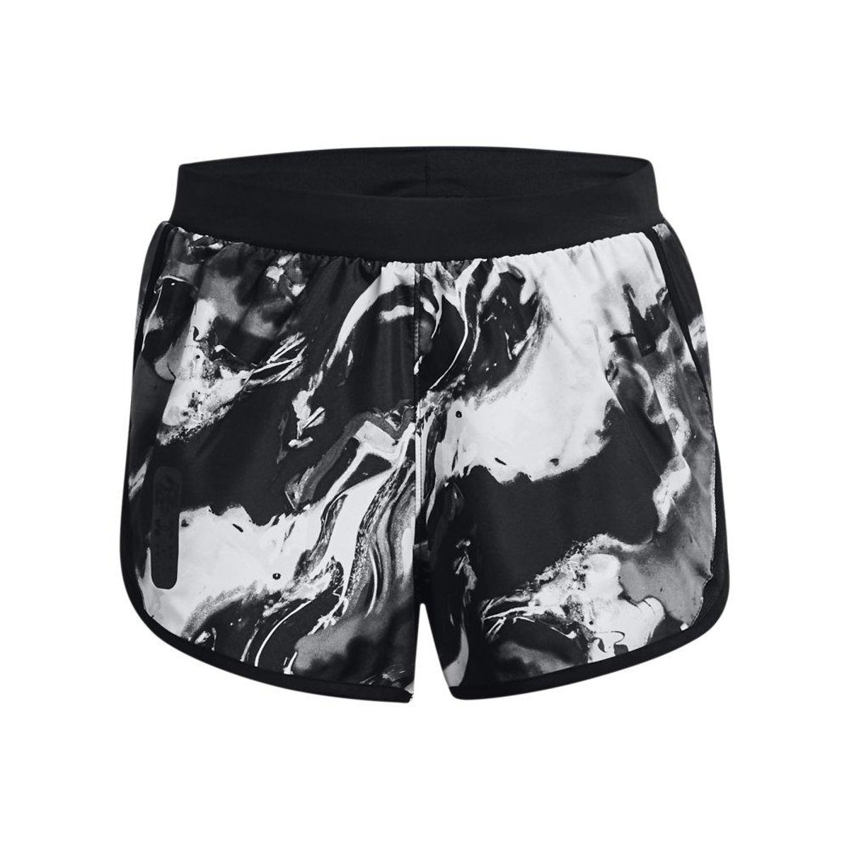 UNDER ARMOUR - Shorts Under Armour Fly-By Anywhere Mujer-Negro