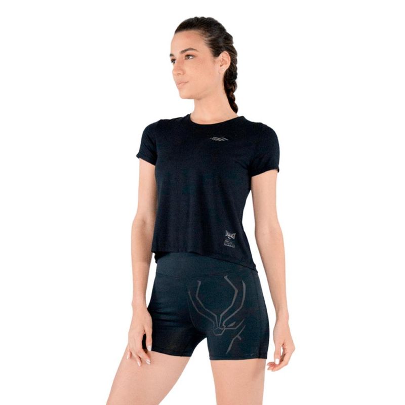 EVERLAST - Camiseta Everlast Black Panther Mujer-Negro
