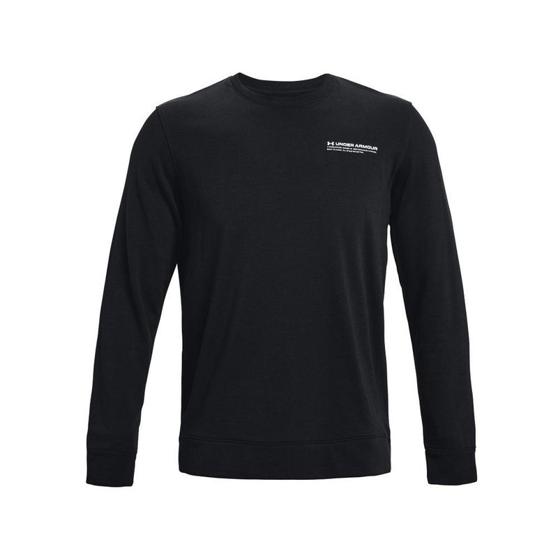 UNDER ARMOUR - Buzo Under Armour Rival Terry Logo Crw-Negro