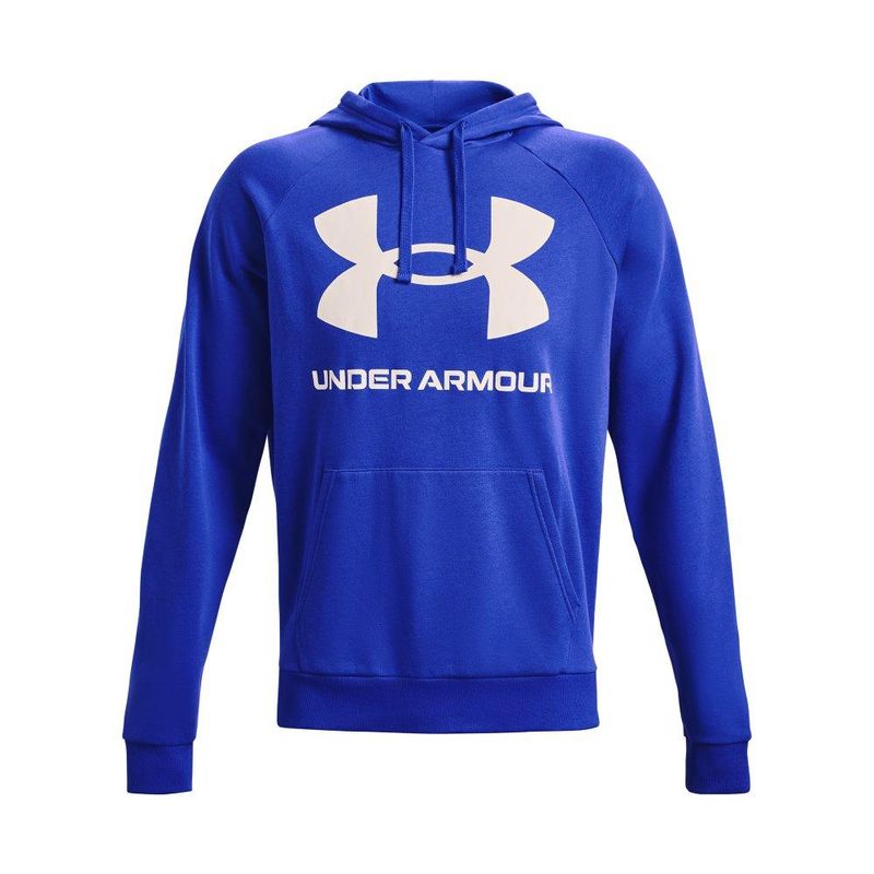 UNDER ARMOUR - Hoodie Under Armour Rival Fleece Big Logo Hd-Azul