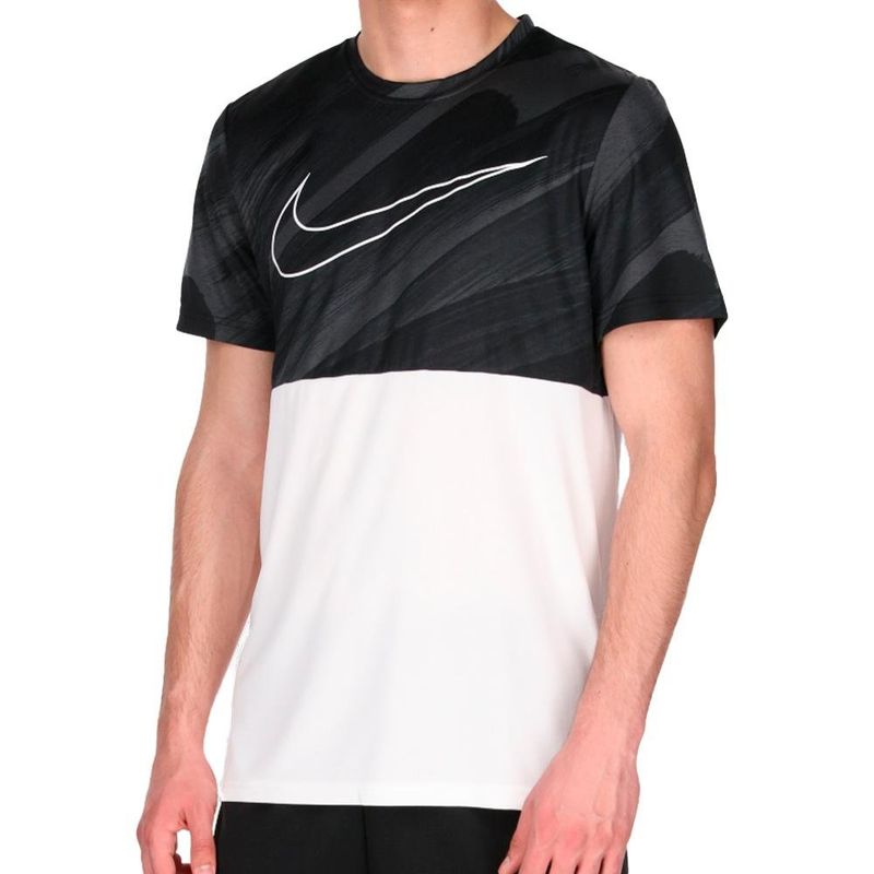 NIKE - Camiseta Nike Pro Dri-fit Superset Sport Choque-Blanco/Negro