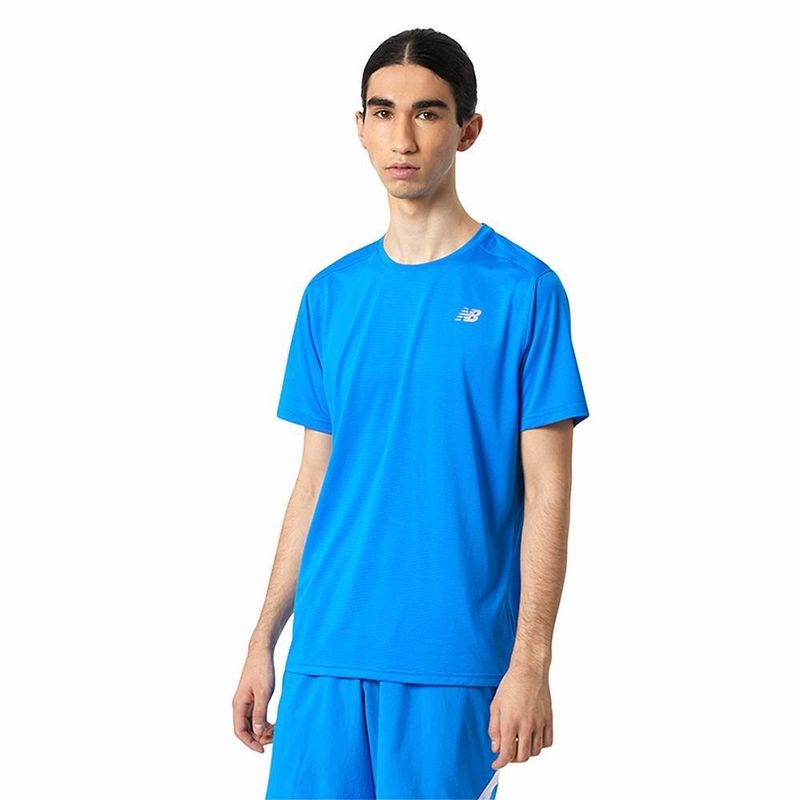 NEW BALANCE - Camiseta New Balance Accelerate Para Hombre-Celeste