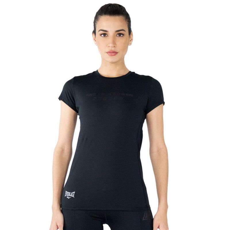 EVERLAST - Camiseta Everlast Find Your Power Mujer-Negro