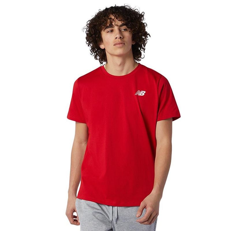 NEW BALANCE - Camiseta New Balance Heathertech Tee Para Hombre-Rojo