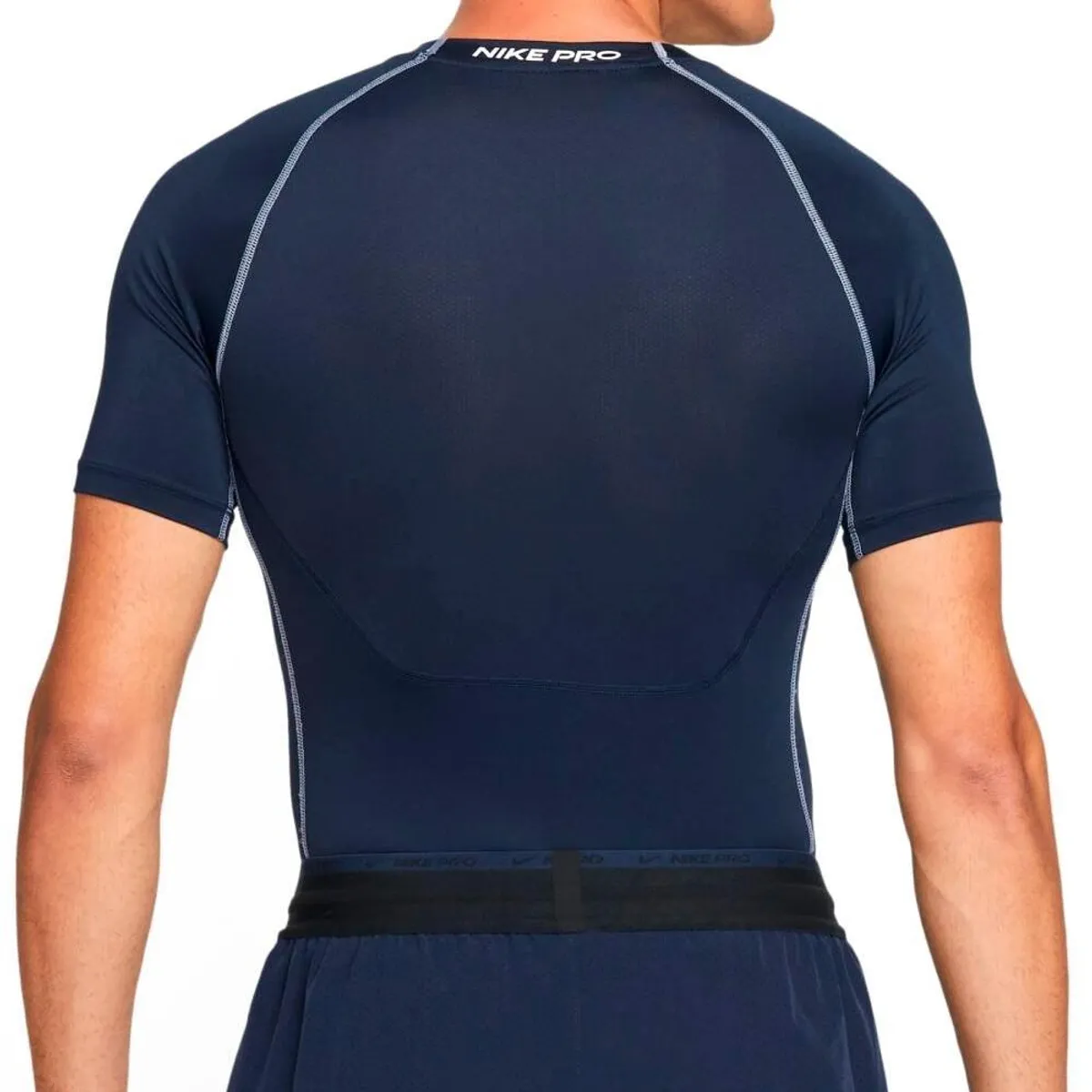 NIKE - Camiseta Nike Pro Dri-fittight-fit Short-sleeve Hombre-Azul