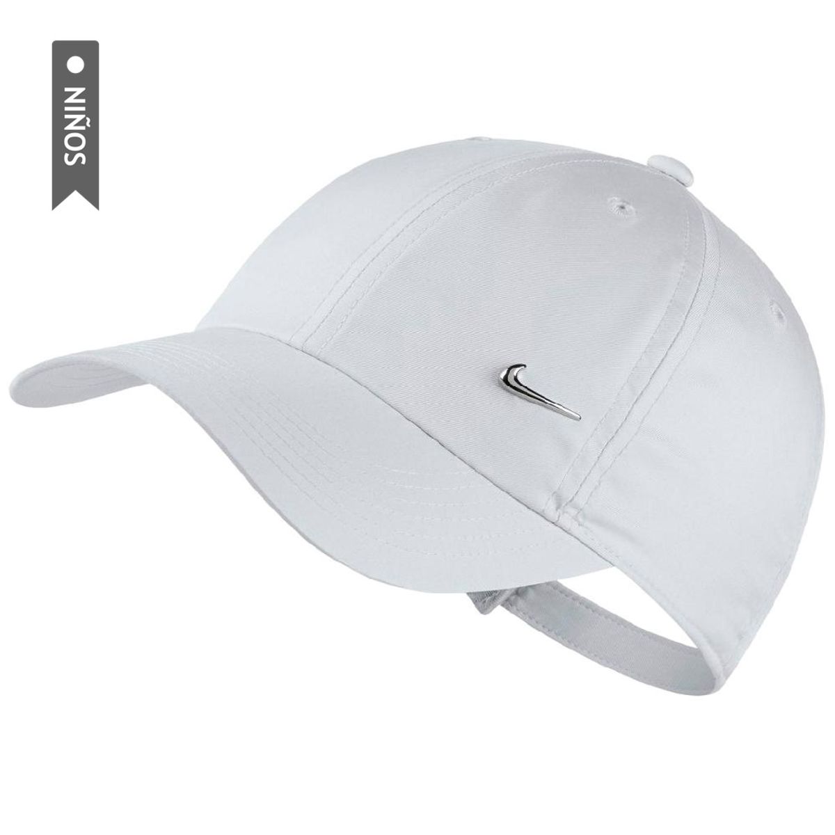 NIKE - Gorra Nike Heritage86 Para Niños-Blanco