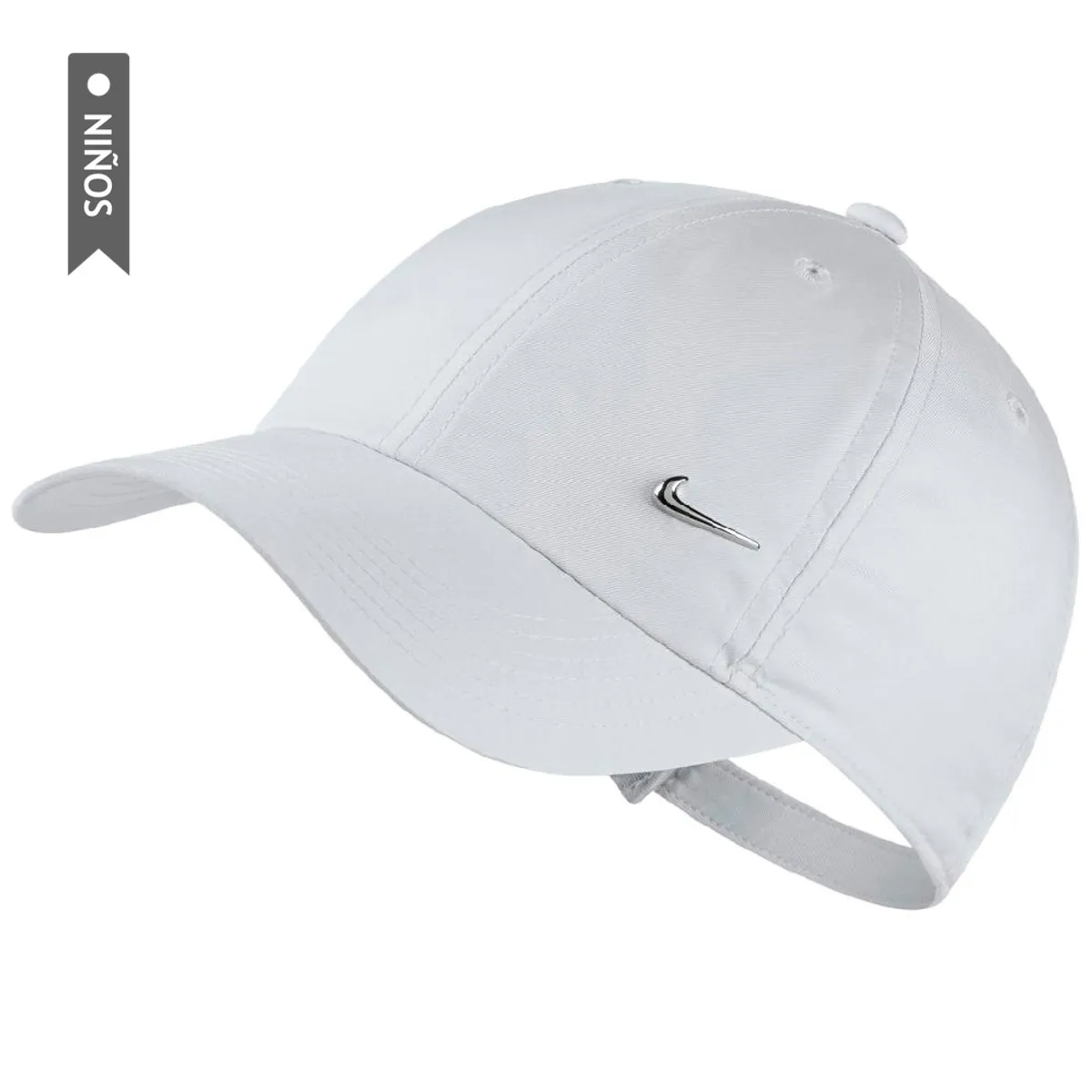 NIKE - Gorra Nike Heritage86 Para Niños-Blanco