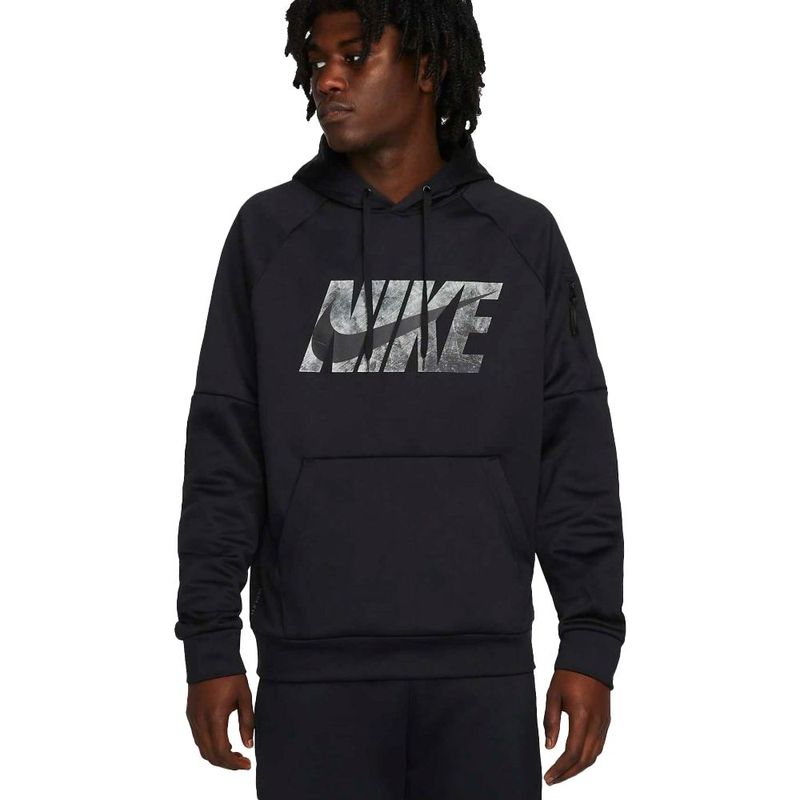 NIKE - Hoodie Nike Therma-Fit Gfx 2-Negro