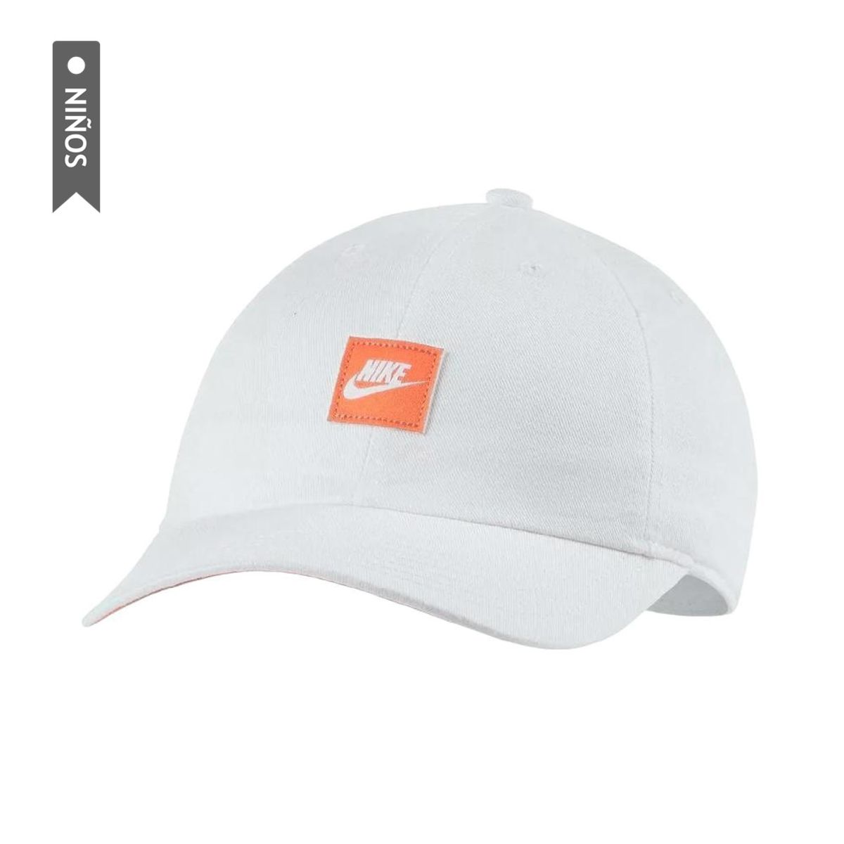 NIKE - Gorra Nike Heritage 86 Para Niño-Blanco