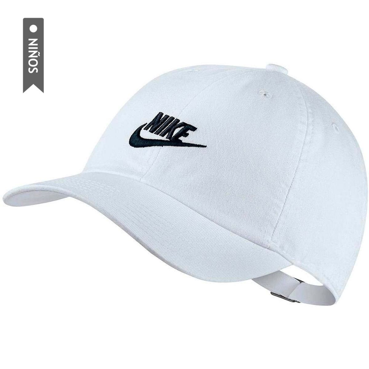 NIKE - Gorra Nike Heritage 86 Niños-Blanco