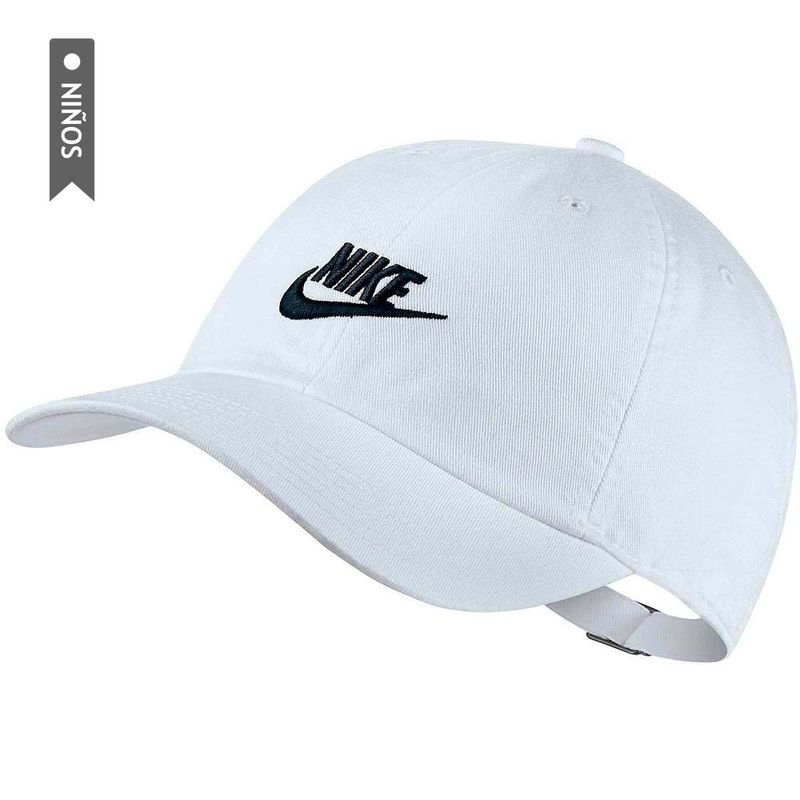 NIKE - Gorra Nike Heritage 86 Niños-Blanco