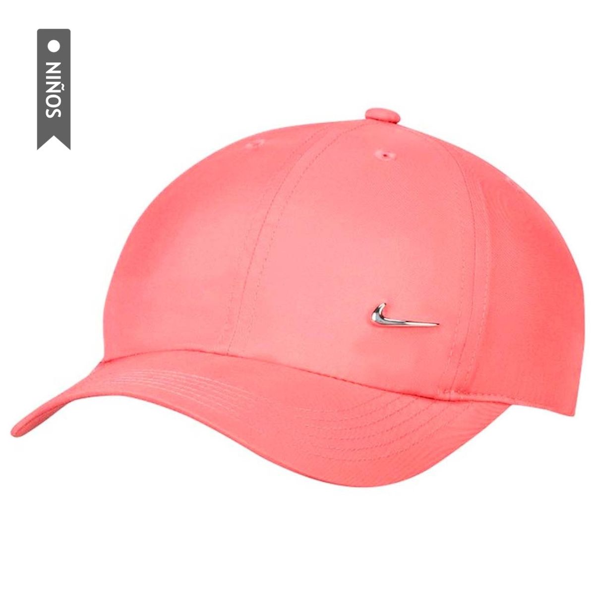 NIKE - Gorra Nike Heritage86 Para Niños-Coral